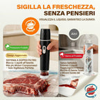 Sigillo: l'aria resta fuori; il buono resta dentro!